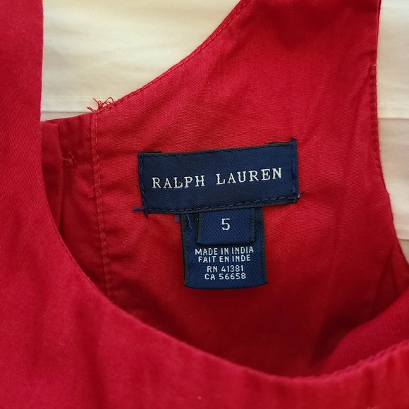 Red dress 5T - Picture 3 of 3